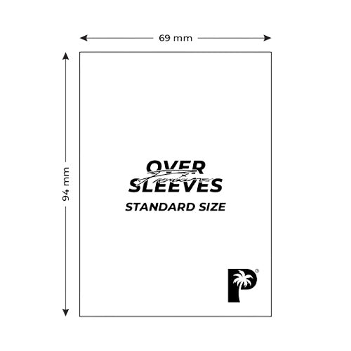 Palms Off Standard Premium Over Sleeves 100pc Clear