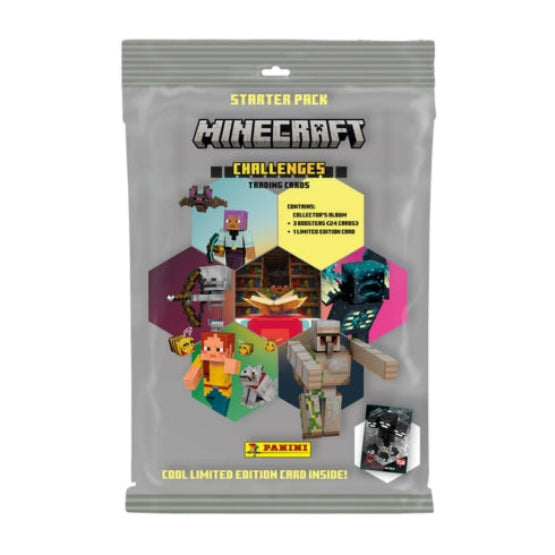 Panini Minecraft Challenges Trading Cards Starter Pack