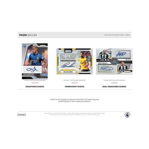 Panini 2024/25 Prizm EPL Choice Soccer Cards Booster Box