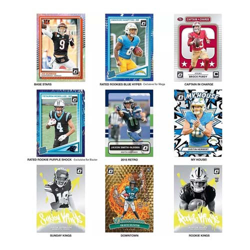 Panini 2025 2026 Donruss Optic NFL Football Mega Box