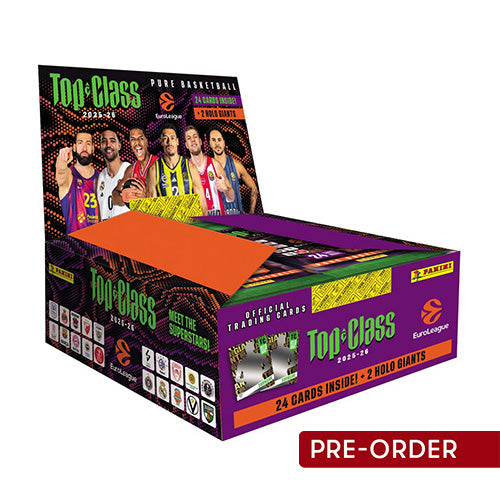 Panini Euro League Top Class 2026 Basketball Fat Pack Booster Box