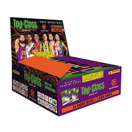 Panini Euro League Top Class 2026 Basketball Fat Pack Booster Box