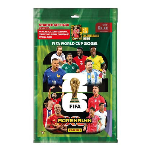 Panini FIFA World Cup 2026 Adrenalyn XL Starter Pack Deluxe Version