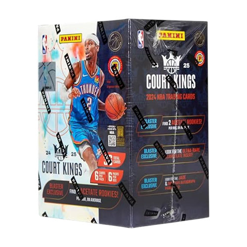 Panini NBA 2024/25 Court Kings Blaster Basketball Hobby Trading Cards (Display of 6)