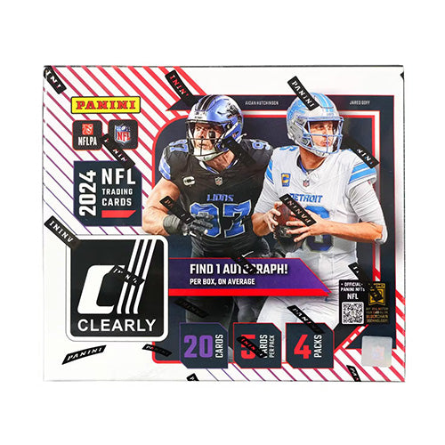 Panini NFL 2024 Clearly Donruss Football Hobby Trading Cards (Display of 4)