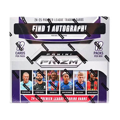 Panini Soccer 2024/25 Prizm EPL Soccer Hobby Trading Cards (Display of 12)