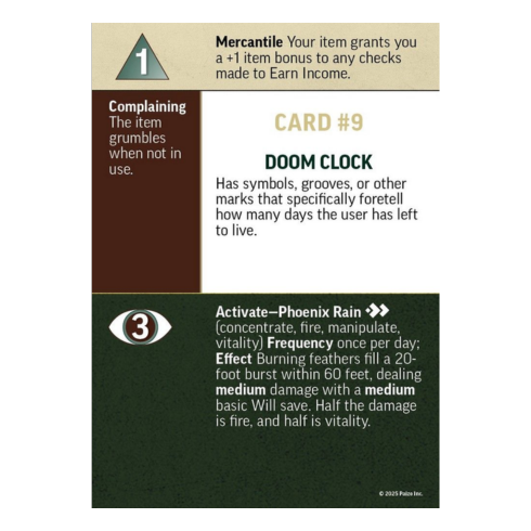 Pathfinder Second Edition Deck of Endless Treasure