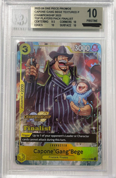 Top Player Capone "Gang" Bege [Finalist] BGS Pristine 10 One Piece