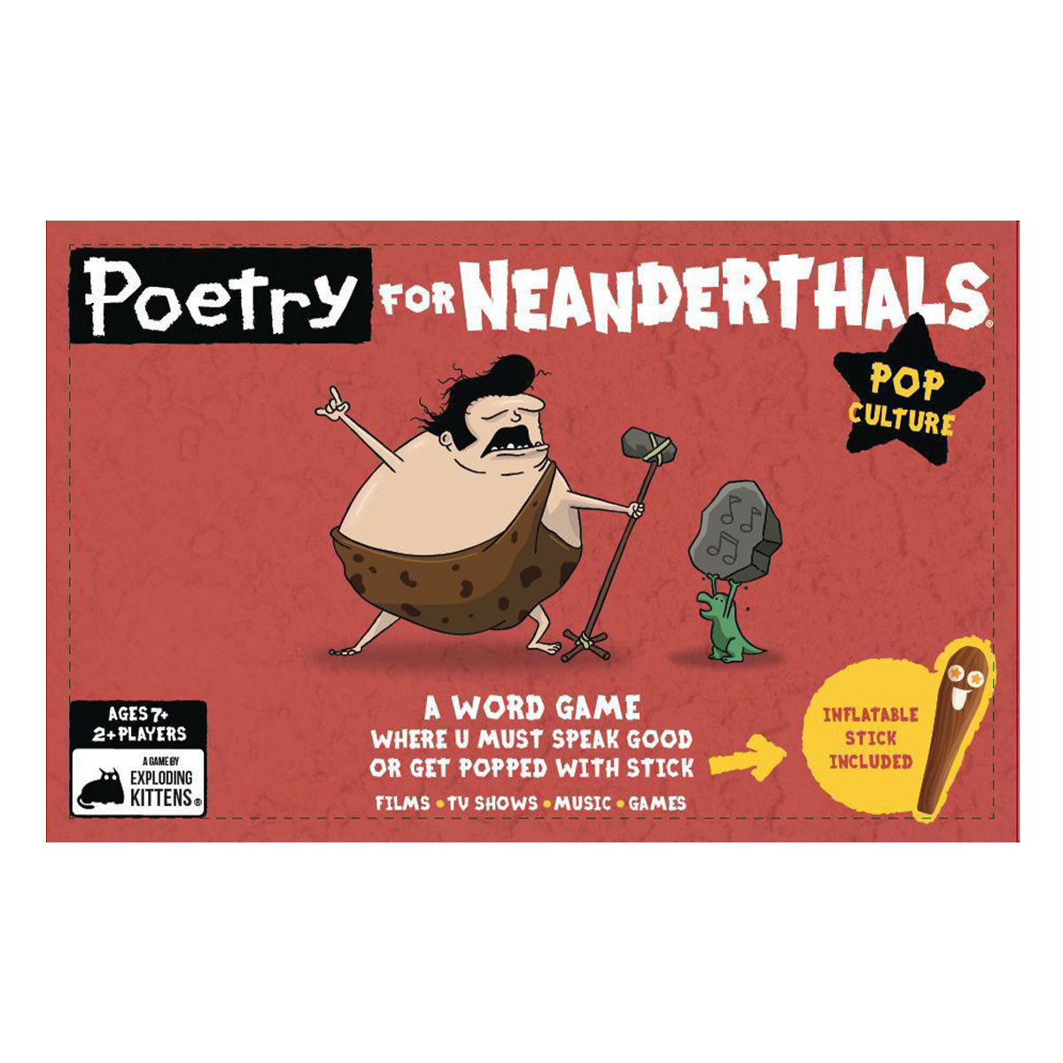 Poetry for Neanderthals Pop Culture Edition (by Exploding Kittens ...
