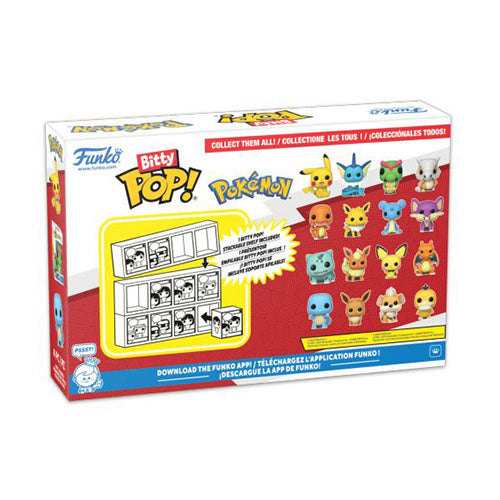 Pokemon - Pikachu Bitty Pop! 4-Pack