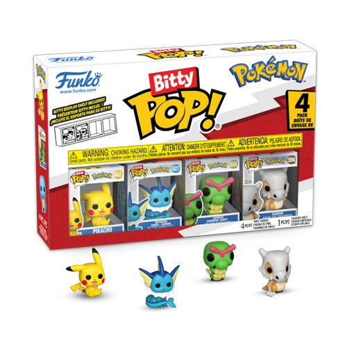 Pokemon - Pikachu Bitty Pop! 4-Pack