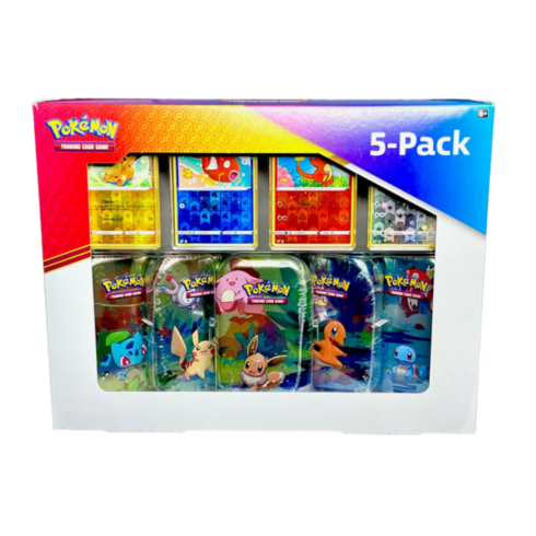 Pokemon TCG 2019 Kanto Power Mini Tin (Set of 5)