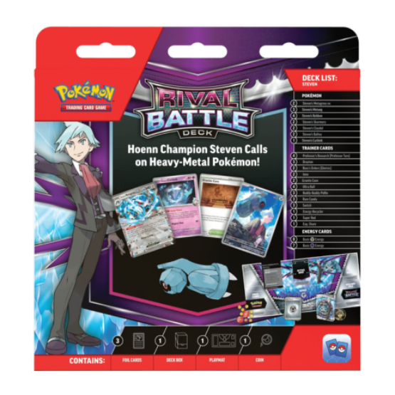 Pokemon TCG Rival Battle Deck Marnie/Steven (Pair)