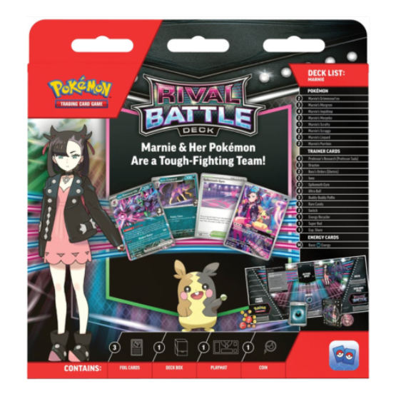 Pokemon TCG Rival Battle Deck Marnie/Steven (Pair)