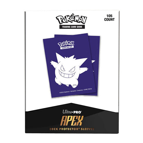 Pokemon TCG Elite Gengar 105ct Apex Deck Protector Sleeves