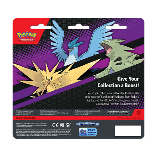 Pokemon TCG Enhanced 2 Pack Blister (Team Rocket's Articuno, Zapdos, Tyranitar)