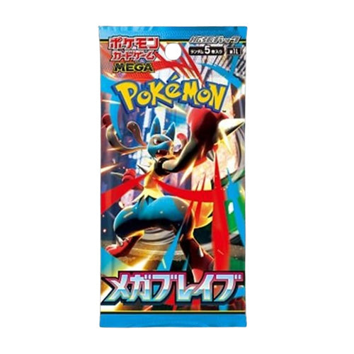 Pokemon TCG Mega Brave M1L Single Booster Pack Japanese