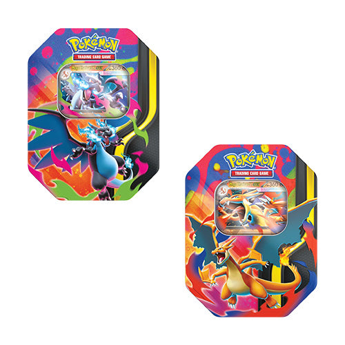 Pokemon TCG Mega Charizard Tin (Pair)