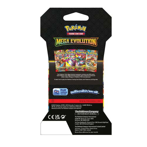 Pokemon TCG Mega Evolution Blister Pack