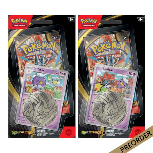 Pokemon TCG Mega Evolution Checklane Blisters (Pair)