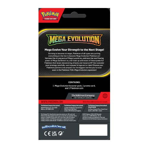 Pokemon TCG Mega Evolution Checklane Blisters (Pair)