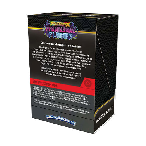 Pokemon TCG Mega Evolution Phantasmal Flames Booster Bundle