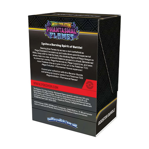 Pokemon TCG Mega Evolution Phantasmal Flames Booster Bundle