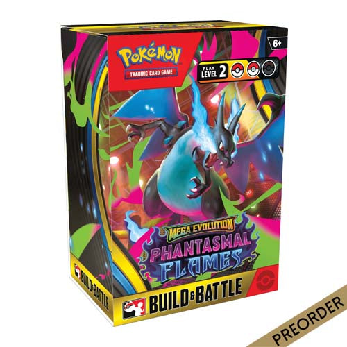 Pokemon TCG Mega Evolution Phantasmal Flames Build & Battle Box