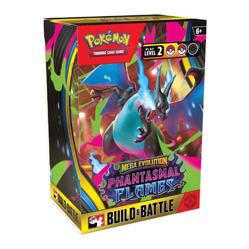 Pokemon TCG Mega Evolution Phantasmal Flames Build & Battle Box