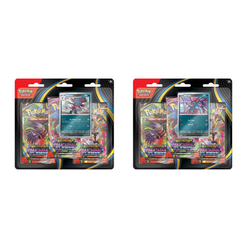 Pokemon TCG Mega Evolution Phantasmal Flames Three Booster Blisters (Pair)