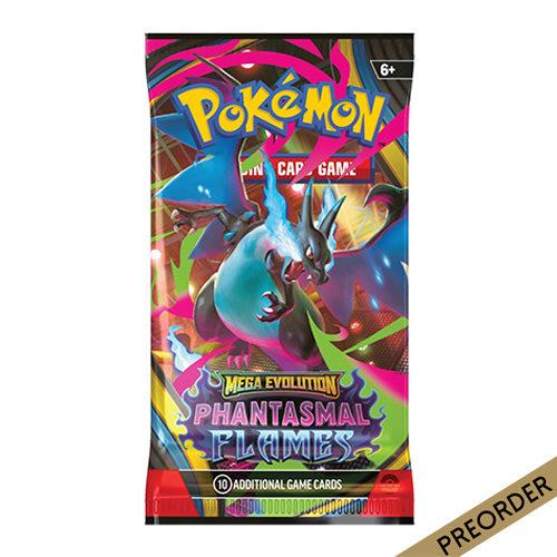Pokemon TCG Mega Evolution Phantasmal Flames Single Booster Pack