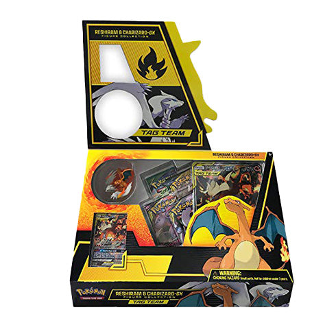 Pokemon TCG Reshiram & Charizard Tag Team GX Figure Collection Box 2019