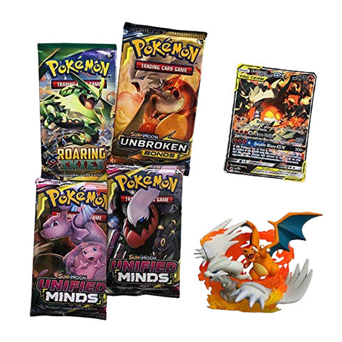 Pokemon TCG Reshiram & Charizard Tag Team GX Figure Collection Box 2019