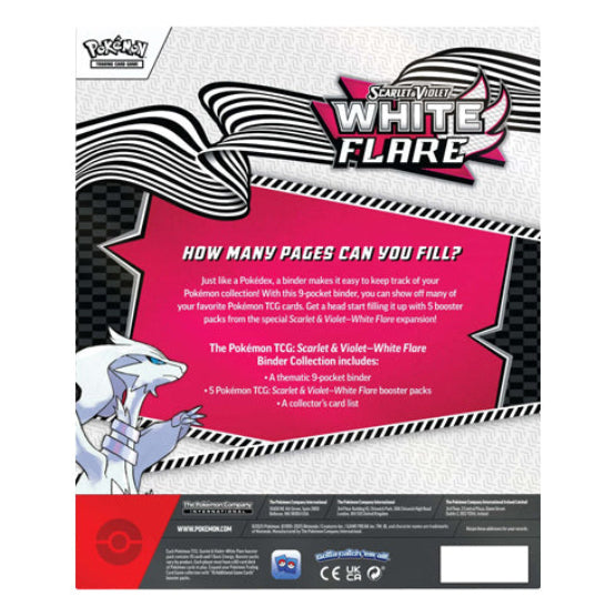 Scarlet & Violet White Flare Binder Collection Pokemon TCG