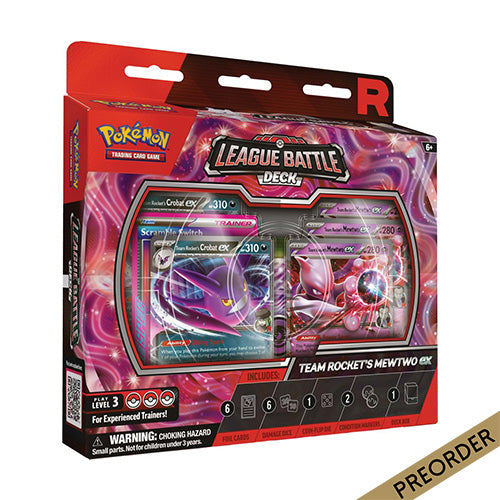 Pokemon TCG Team Rocket’s Mewtwo ex League Battle Deck