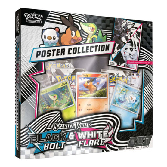 Pokemon TCG Black Bolt & White Flare Unova Poster Collection