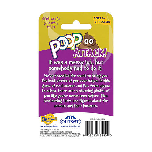Poop Attack Card Game