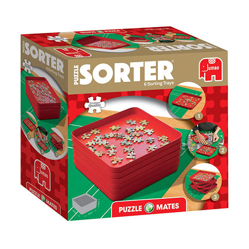 Puzzle Mate 6 Stackable Puzzle Sorting Trays