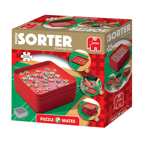 Puzzle Mate 6 Stackable Puzzle Sorting Trays