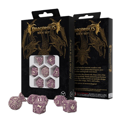 Q Workshop Dracopolis The Yucatan Featherwing Dice Set 7