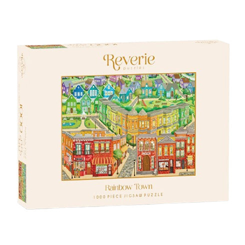 Rainbow Town Jigsaw Puzzle (1000 Pieces)