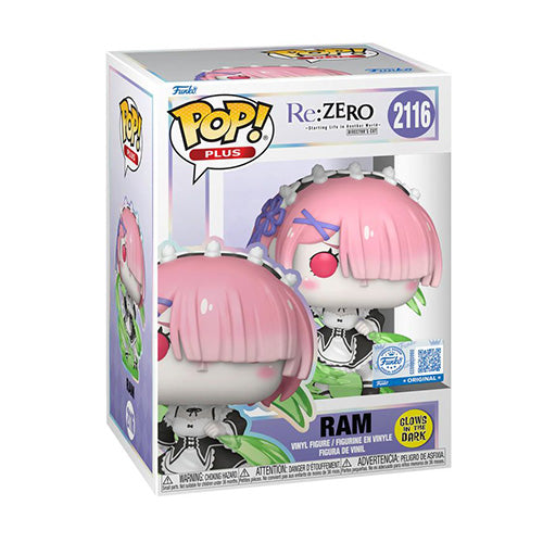 Re:Zero Starting Life in Another World - Ram (Wind Magic) Glow Pop! Plus