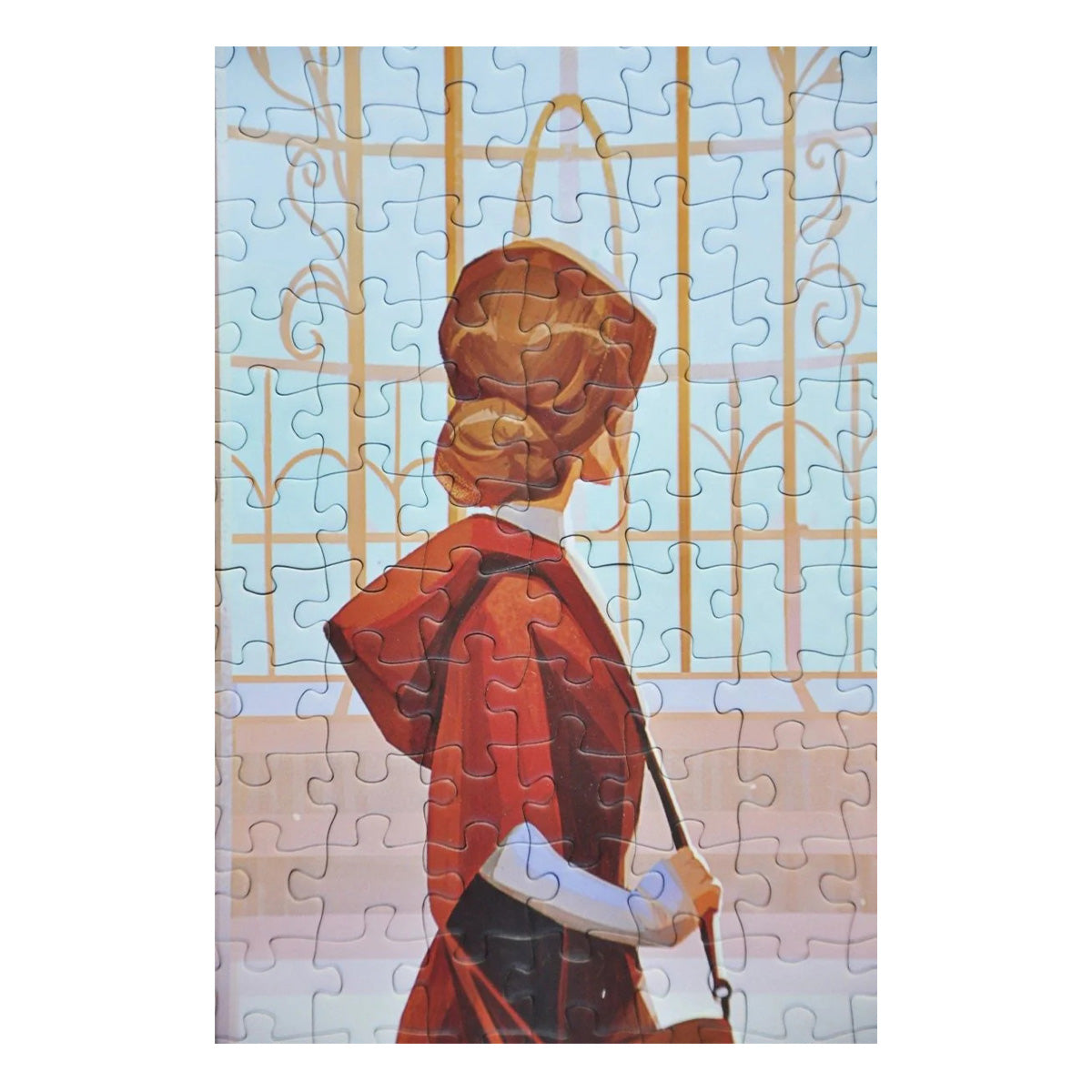 Red Library Jigsaw Puzzle (1000 Pieces)
