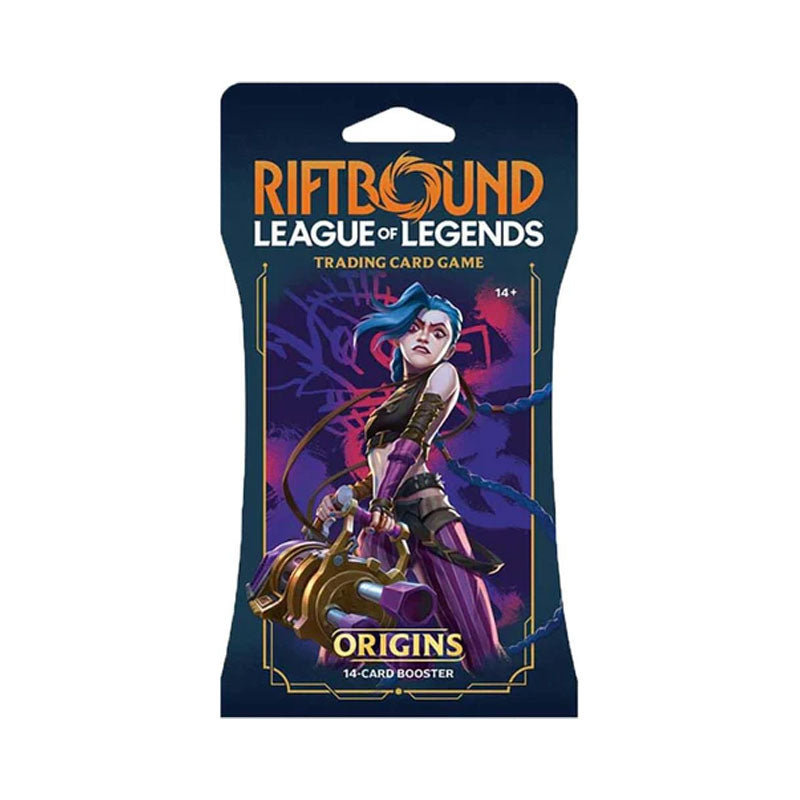 Riftbound League of Legends TCG Set 1 Origins Single Hanging Booster Pack