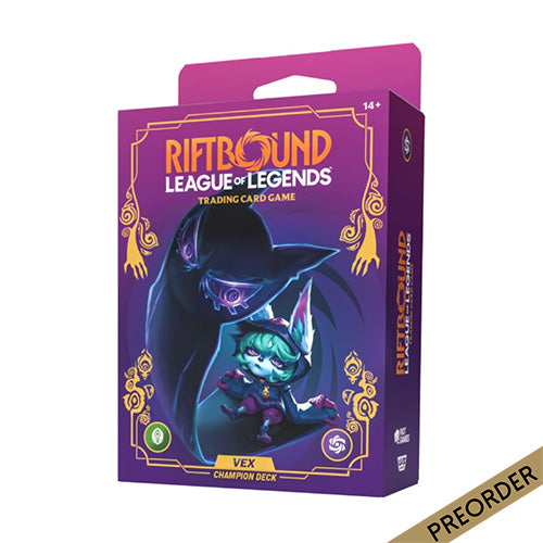 Riftbound League of Legends TCG Unleashed Vex Champion Deck