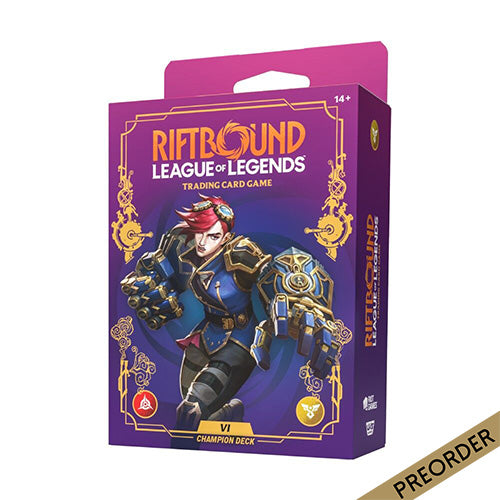 Riftbound League of Legends TCG Unleashed Vi Champion Deck