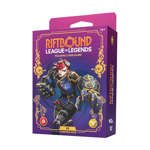 Riftbound League of Legends TCG Unleashed Vi Champion Deck