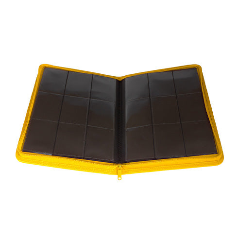 STEALTH 12 Pocket Zip Trading Card Binder - YELLOW