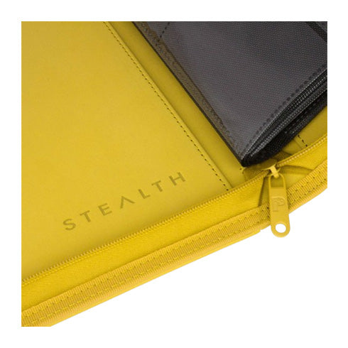 STEALTH 9 Pocket Zip Trading Card Binder - YELLOW