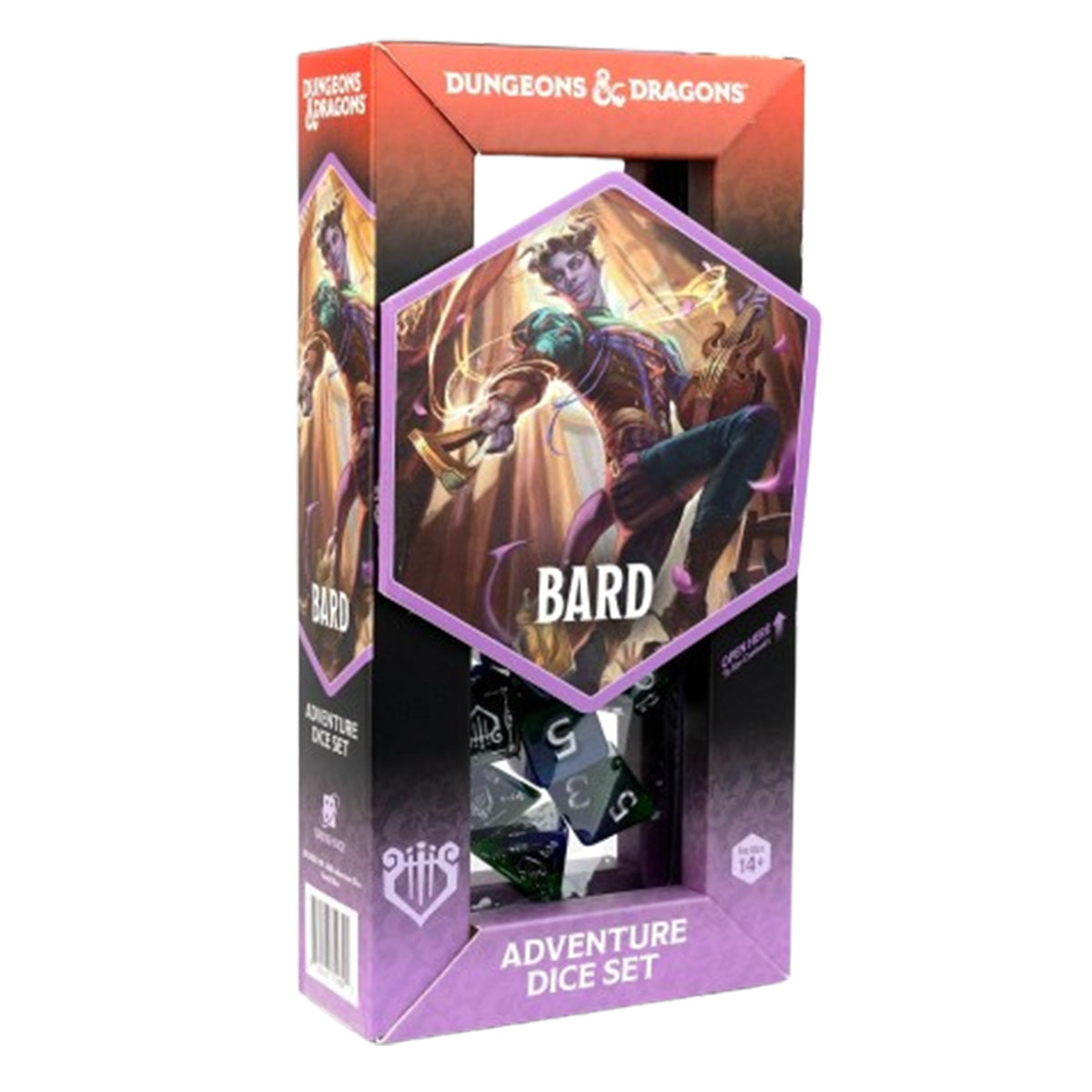 Sirius D&D Adventure Dice - Bard - Blue